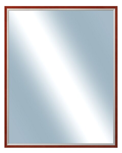 DANTIK - Zarámované zrcadlo - rozměr s rámem cca 40x50 cm z lišty Evoque červená (3169)