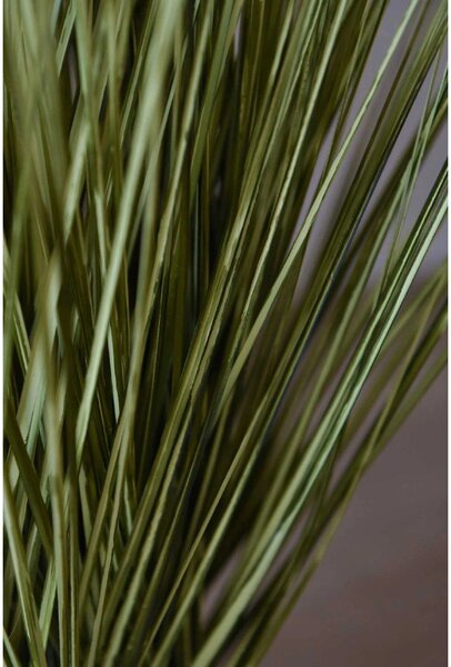 Umělá tráva v květináči JUNCO, plast, výška 80 cm, zelená