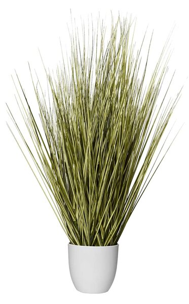 Umělá tráva v květináči JUNCO, plast, výška 80 cm, zelená