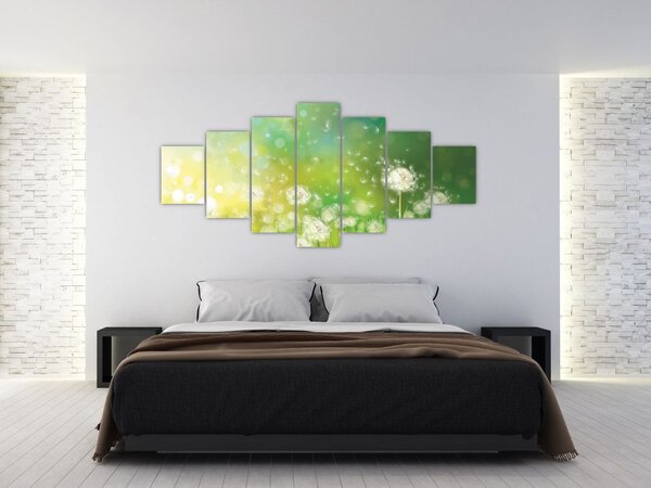 Obraz - Odkvetlé pampelišky (210x100 cm)