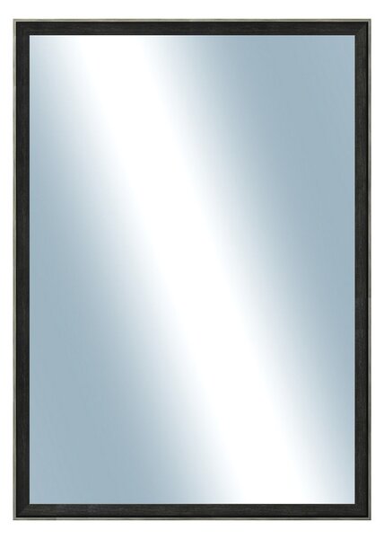 DANTIK - Zarámované zrcadlo - rozměr s rámem cca 50x70 cm z lišty Inclinata colori černá (3132)