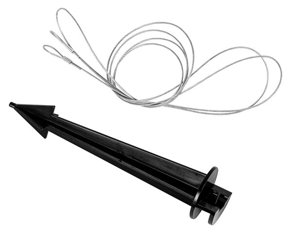 Moderní venkovní lampa bílá 45 cm IP65 - Nura