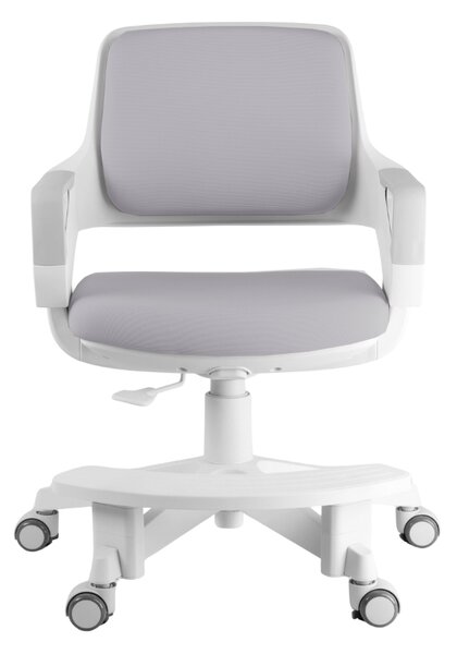 Dětská rostoucí židle Neoseat KIDDY FIVE — látka, pratelný potah, šedá