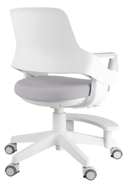 Dětská rostoucí židle Neoseat KIDDY FIVE — látka, pratelný potah, šedá
