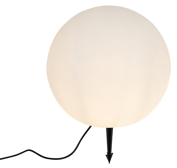 Moderní venkovní lampa bílá 45 cm IP65 - Nura