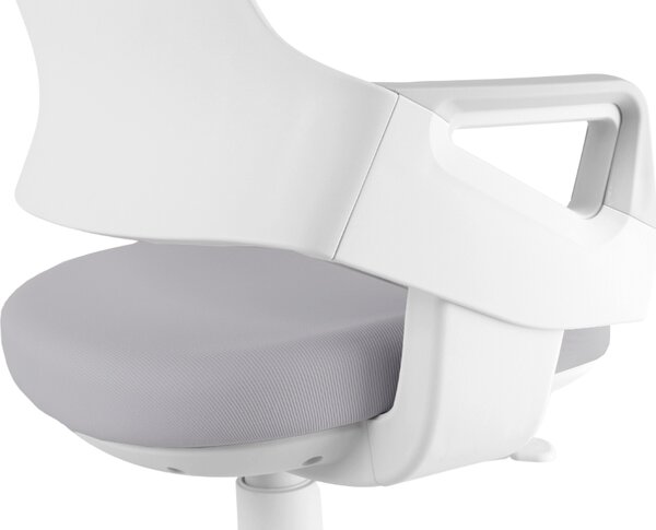 Dětská rostoucí židle Neoseat KIDDY FIVE — látka, pratelný potah, šedá