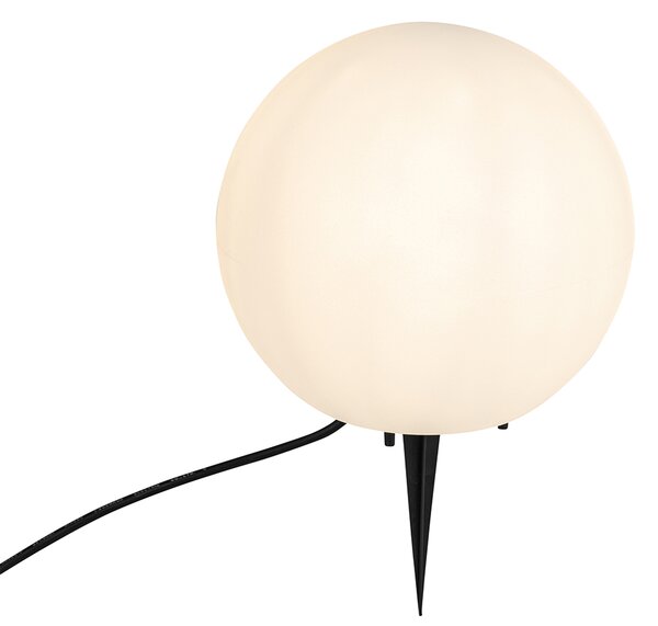 Chytrá venkovní lampa bílá 25 cm IP65 vč. WiFi A60 - Nura