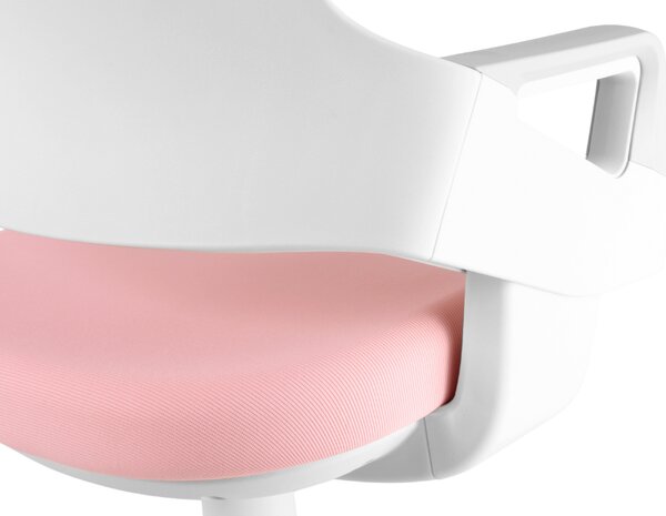 Dětská rostoucí židle Neoseat KIDDY FIVE — látka, pratelný potah, růžová