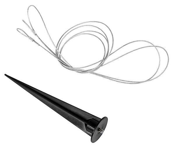 Moderní venkovní lampa bílá 25 cm IP65 - Nura