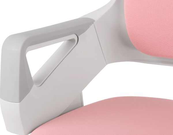 Dětská rostoucí židle Neoseat KIDDY FIVE — látka, pratelný potah, růžová