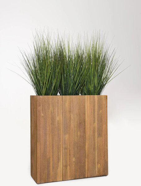 Dřevěný květináč ELEMENTO, šířka 64 cm, dřevo, světle hnědý