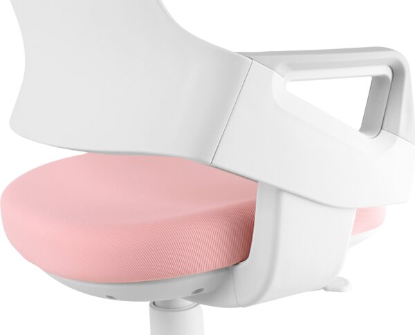 Dětská rostoucí židle Neoseat KIDDY FIVE — látka, pratelný potah, růžová