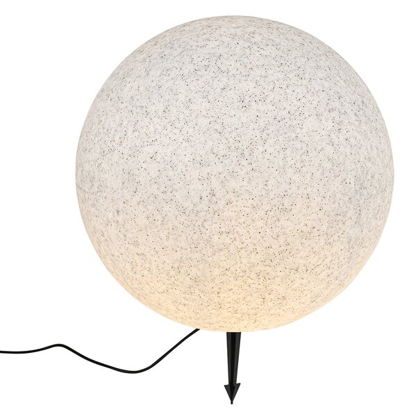 Moderní venkovní lampa šedá 56 cm IP65 - Nura
