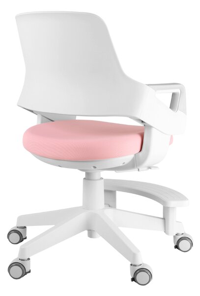 Dětská rostoucí židle Neoseat KIDDY FIVE — látka, pratelný potah, růžová