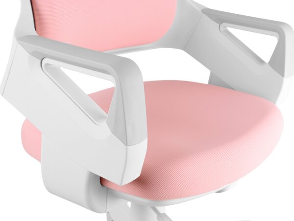Dětská rostoucí židle Neoseat KIDDY FIVE — látka, pratelný potah, růžová