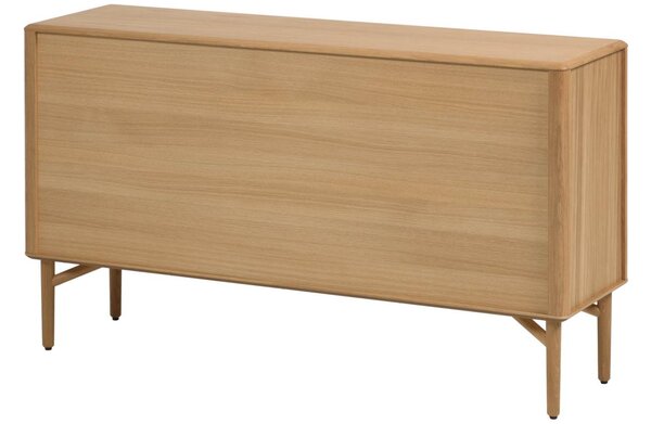 Dubová komoda Kave Home Lenon 155 x 45 cm