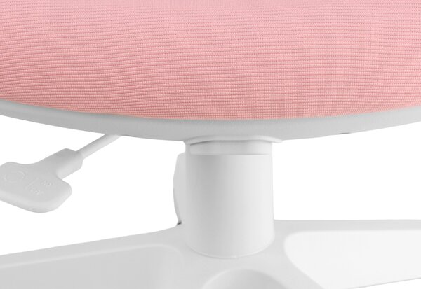 Dětská rostoucí židle Neoseat KIDDY FIVE — látka, pratelný potah, růžová