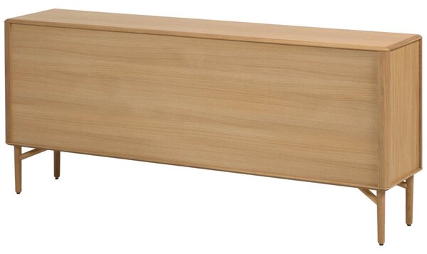 LÉTO -15% Dubová komoda Kave Home Lenon 200 x 45 cm