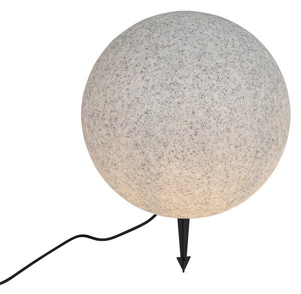 Moderní venkovní lampa šedá 45 cm IP65 - Nura