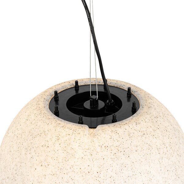 Chytrá venkovní lampa šedá 45 cm IP65 vč. LED - Nura