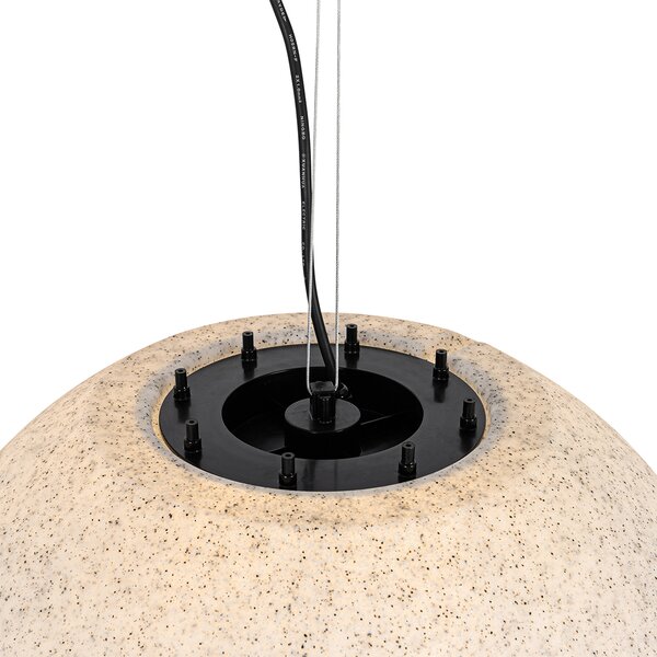 Moderní venkovní lampa šedá 56 cm IP65 - Nura