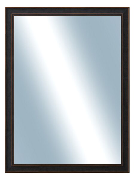 DANTIK - Zarámované zrcadlo - rozměr s rámem cca 60x80 cm z lišty ANDRÉ velká černá (3154)