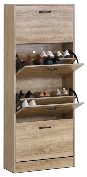 Botník s přihrádkami G1018 OAK, dub