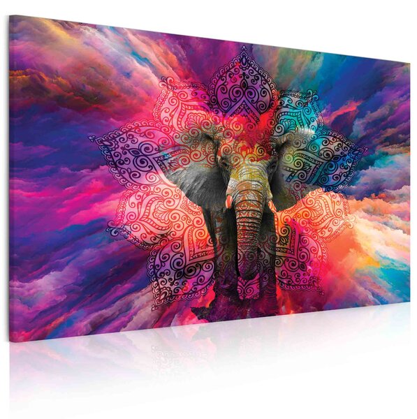 Malvis Obraz slon štěstí Velikost: 90x60 cm