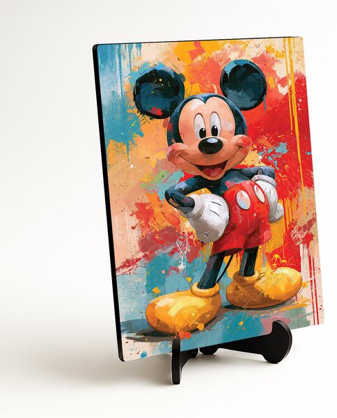 DUBLEZ | Pop art Disney obraz - Mickey Mouse | UV tisk, Premium