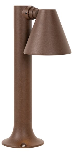 Moderní venkovní sloupkový svítilna rezavě hnědá 30 cm IP44 nastavitelná - Ciara