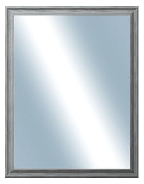 DANTIK - Zarámované zrcadlo - rozměr s rámem cca 70x90 cm z lišty KOSTELNÍ malá šedá (3167)