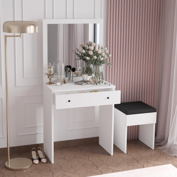 Kalune Design Toaletní stolek Anabella bílý