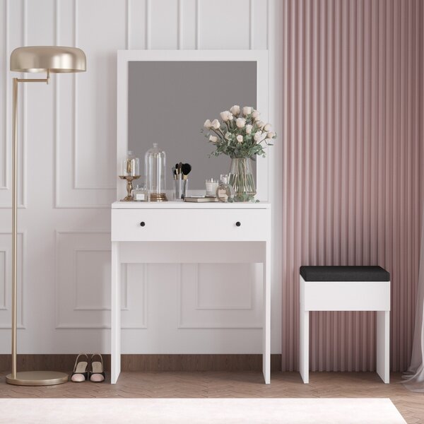 Kalune Design Toaletní stolek Anabella bílý
