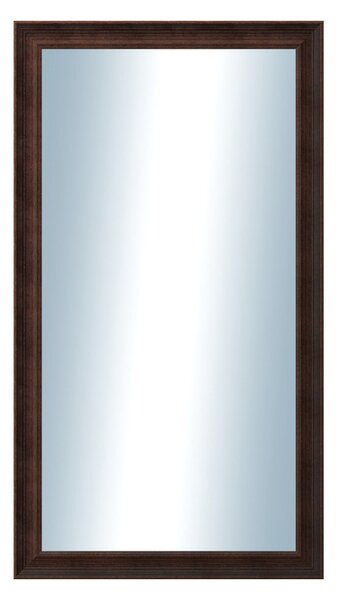 DANTIK - Zarámované zrcadlo - rozměr s rámem cca 50x90 cm z lišty KOSTELNÍ malá hnědá (3165)