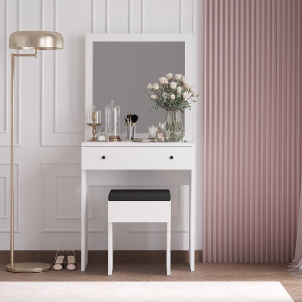 Kalune Design Toaletní stolek Anabella bílý
