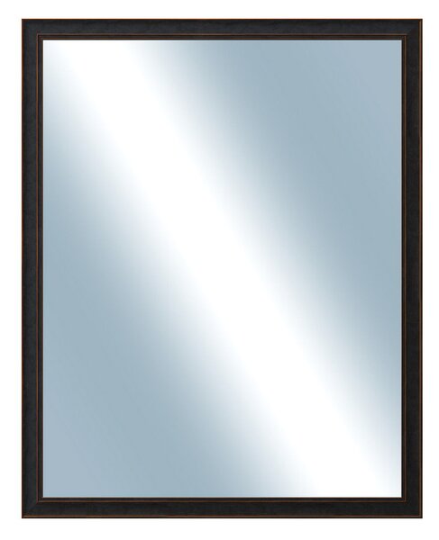DANTIK - Zarámované zrcadlo - rozměr s rámem cca 80x100 cm z lišty ANDRÉ velká černá (3154)