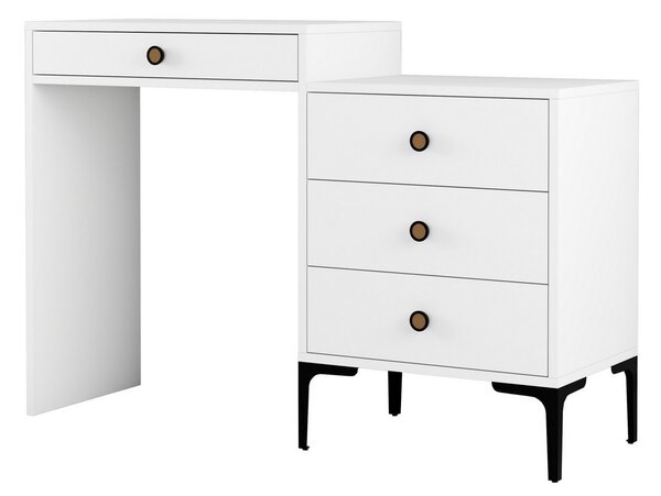 Kalune Design Toaletní stolek Lisbo bílý