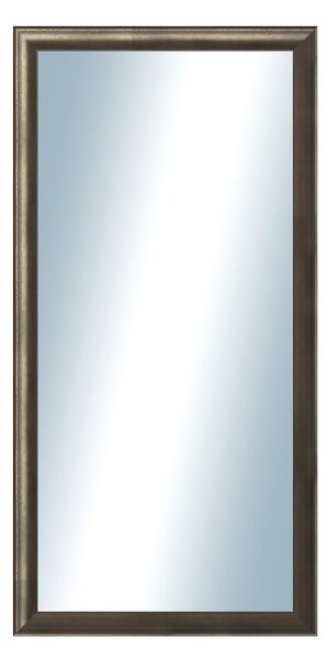 DANTIK - Zarámované zrcadlo - rozměr s rámem cca 50x100 cm z lišty Ferrosa grafit (3141)