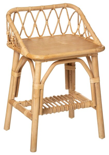 Dekorativní noční stolek do dětského pokoje, 56 cm, ratan