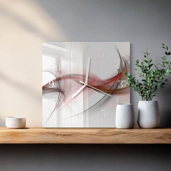 Skleněné hodiny Abstrakce zskb-30x30-00084493