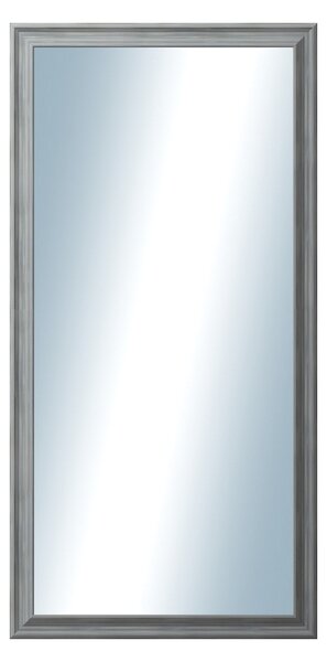 DANTIK - Zarámované zrcadlo - rozměr s rámem cca 60x120 cm z lišty KOSTELNÍ malá šedá (3167)