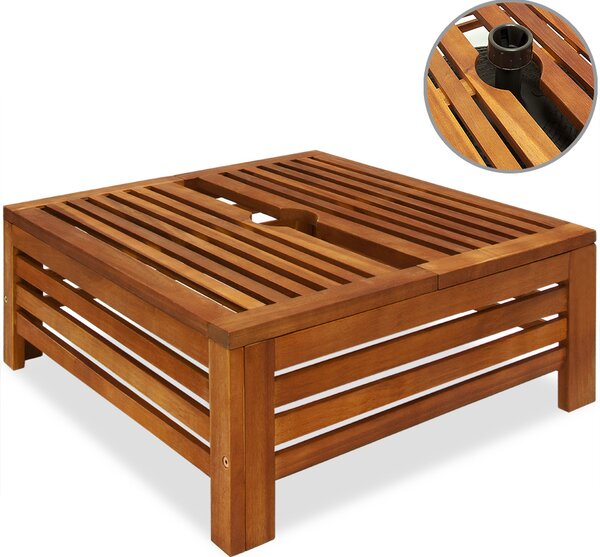 Deuba Kryt stojanu na slunečník 62x62x26 cm - akát