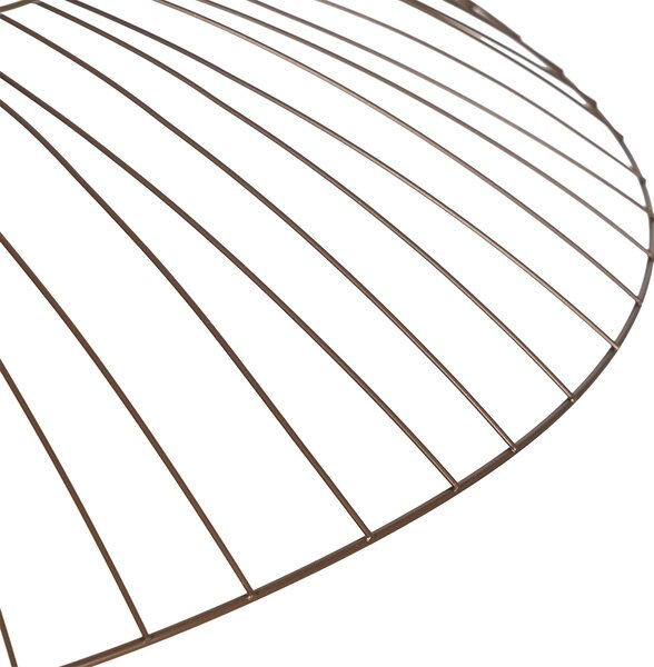 Designové závěsné svítidlo bronzové 66 cm - Pua