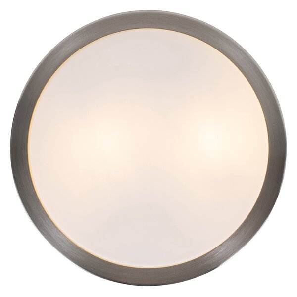 Moderní venkovní stropní svítidlo ocel 28 cm IP44 - Flavi