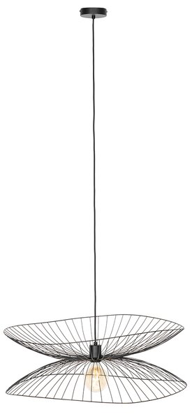 Designové závěsné svítidlo černé 66 cm - Pua