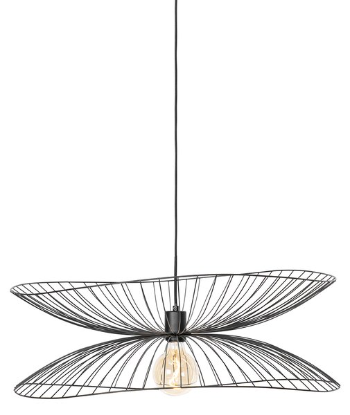Designové závěsné svítidlo černé 66 cm - Pua