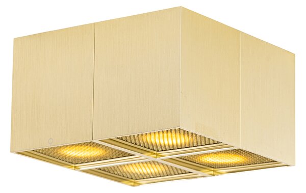 Designové bodové světlo zlaté 4-světlo - Qubo Honey