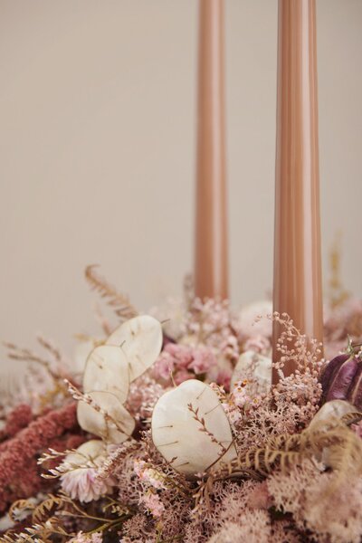 Svíčka Taper 32 cm – 72 Terra Cotta – set 2 ks