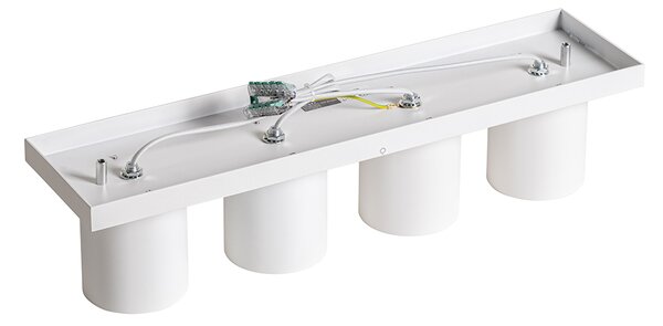 Moderní stropní bodové světlo bílé 4-světlo - Tubo