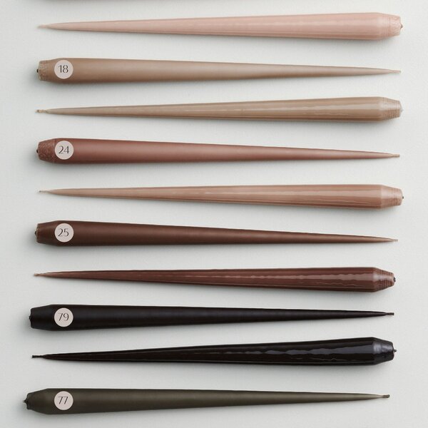 Svíčka Taper 32 cm – 24 Soft Clay – set 2 ks